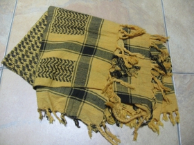 Arafatka tmavožltočierna 100%bavlna